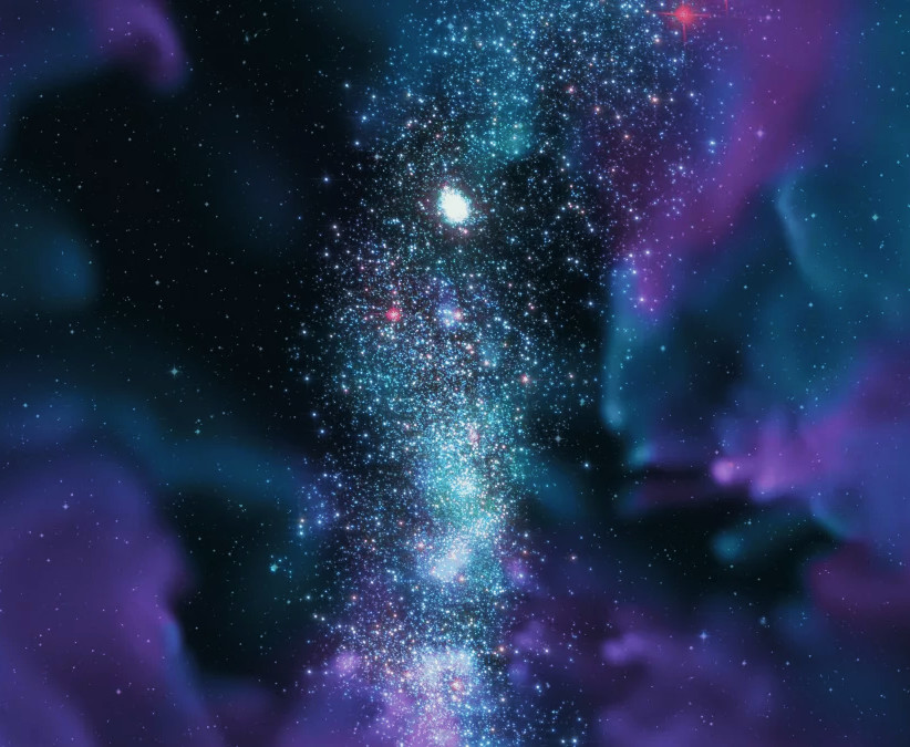 Star cluster is born in one of the EDGE simulations