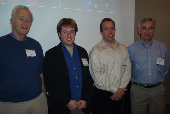 Nick Scoville, Richard Massey, Jason Rhodes and Richard Ellis at the press conference